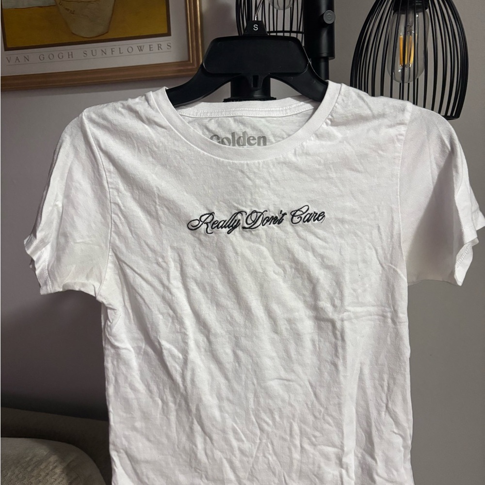 Women's White Short Sleeve Tee